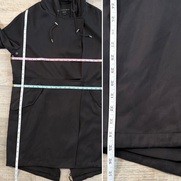 AllSaints Bexley Parka (size M) - Picture 13 of 14